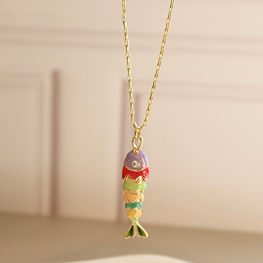 Collar Happy Fish.