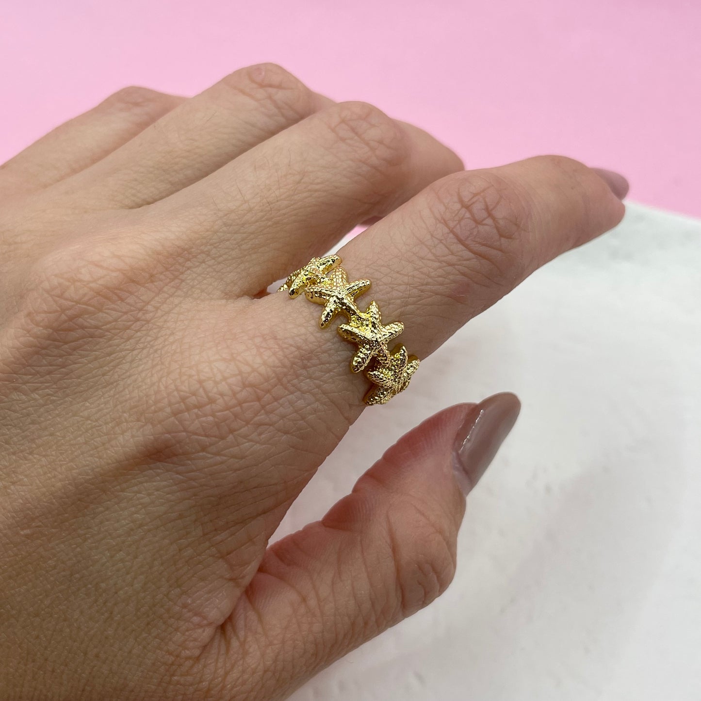 Anillo Estrellas de mar.