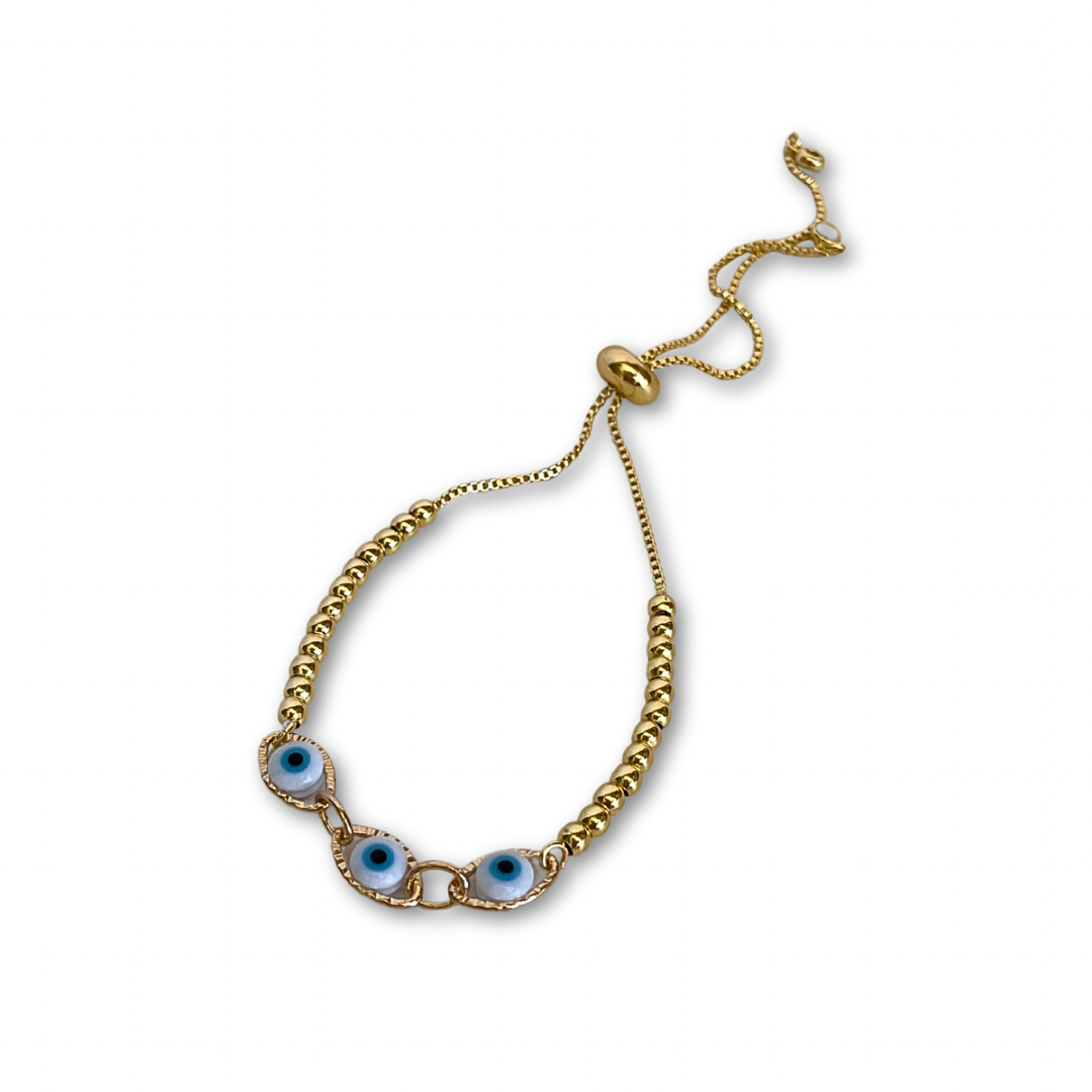 Pulsera ojitos.