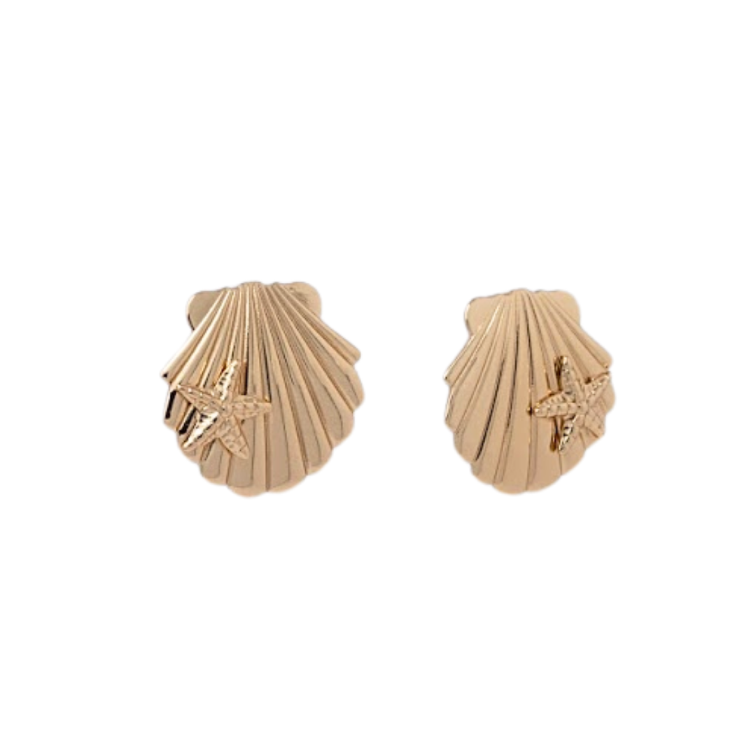 Aretes Cocha y estrella de mar.