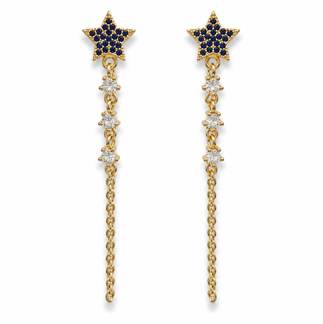 Aretes AlNair azul.