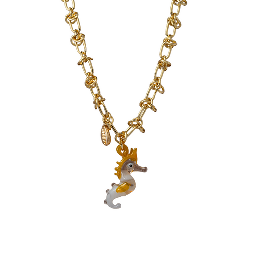 Collar Caballito amarillo.