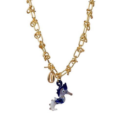 Collar Caballito azul
