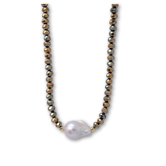 Chocker Gold Pearl.