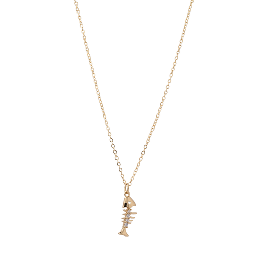 Collar Pez esqueleto.