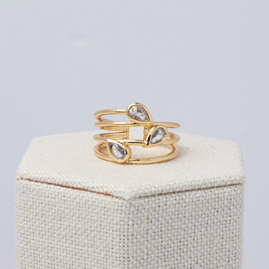 Anillo Hojas.