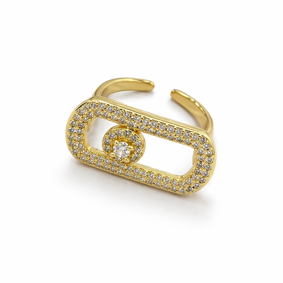 Anillo Gretel dorado.