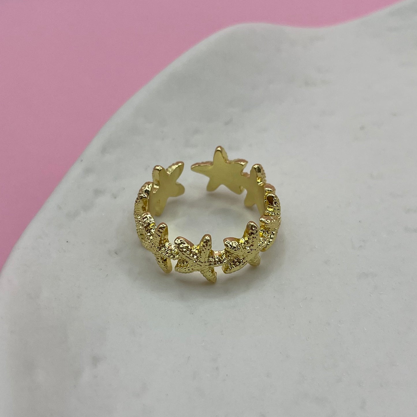 Anillo Estrellas de mar.