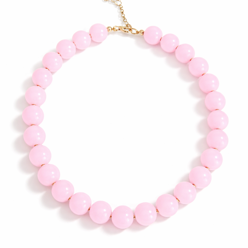 Collar Bubble Rosa claro.