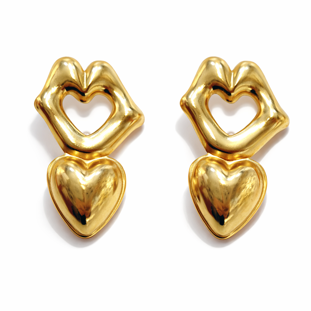 Aretes kiss.