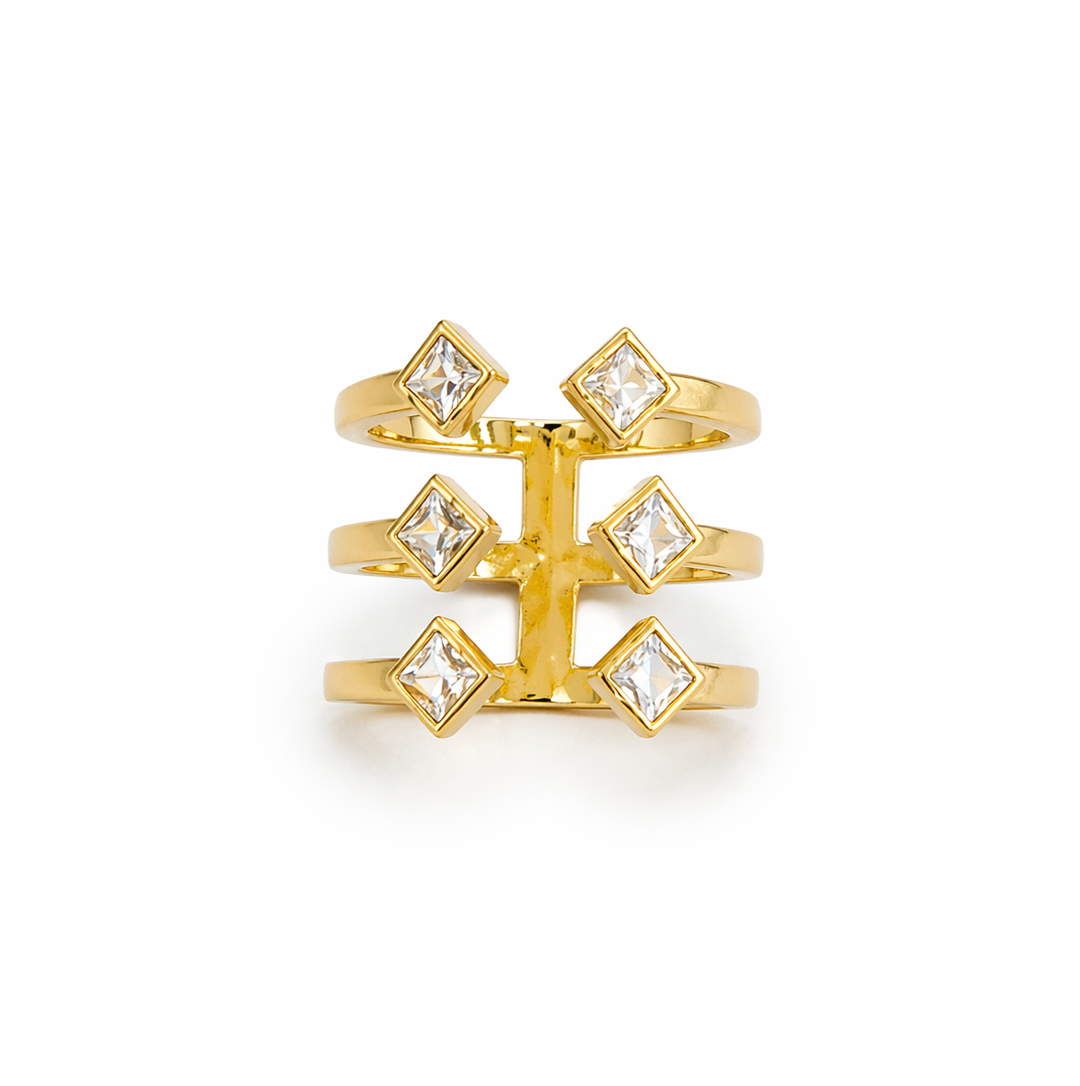 Anillo Turquía dorado.