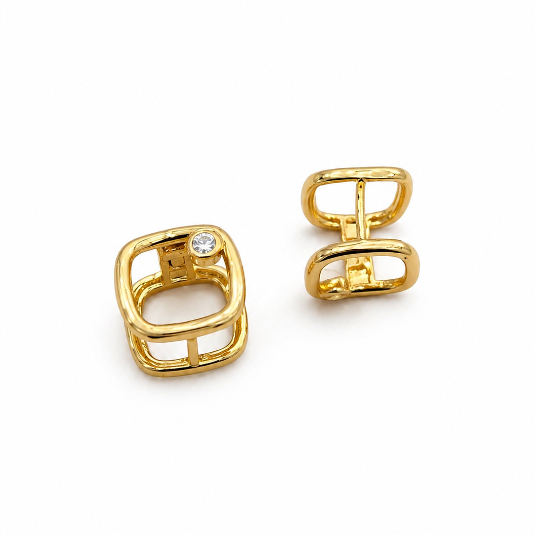 Aretes Cuadro.