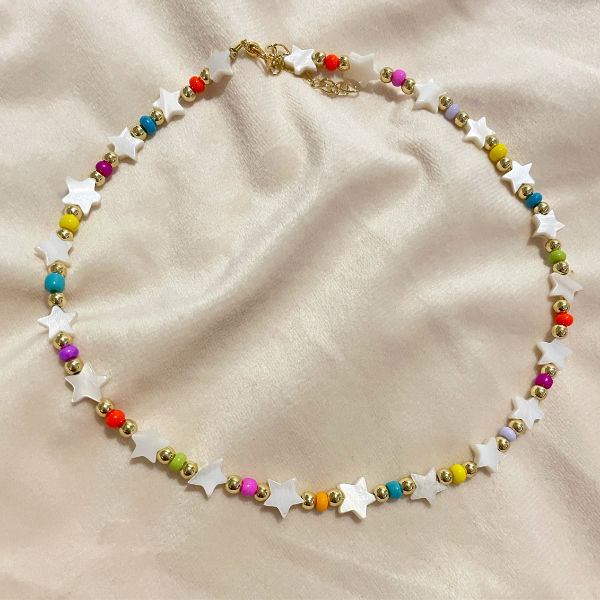 Chocker de Estrellas de concha nácar $250